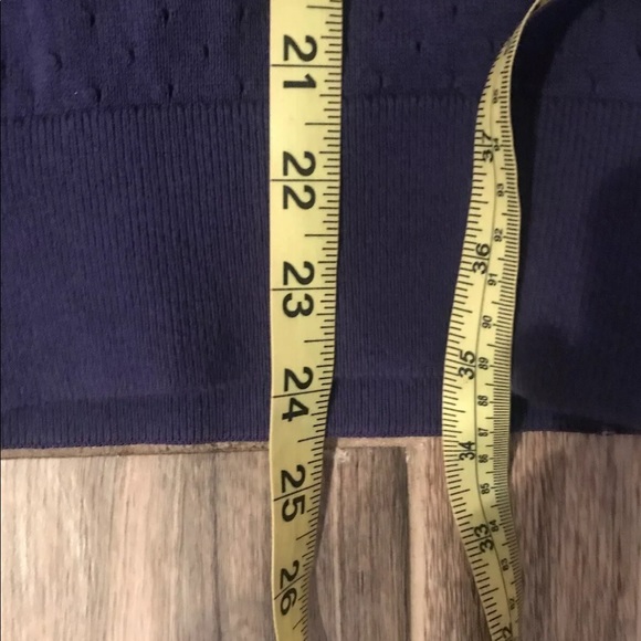 Adidas Women’s Medium Cotton Purple Pullover Sweater CL2 - Picture 6 of 7